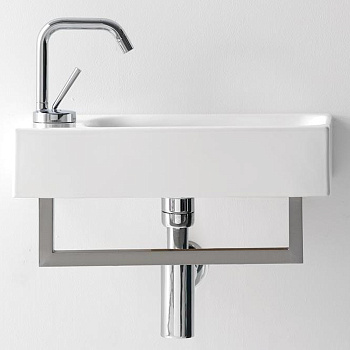 Раковина подвесная / накладная 45см Kerasan Cento 353701L*1 белый