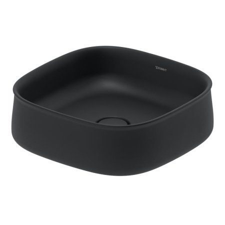 Раковина накладная 42см Duravit Zencha 2373421379 черный матовый