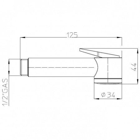 Гигиенический душ Bossini Paloma B00442.030 хром