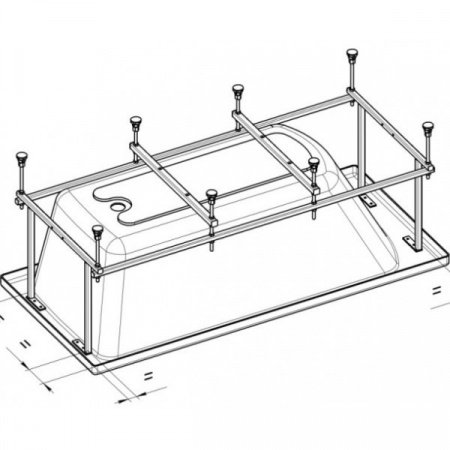 Монтажный комплект для ванны Roca Sureste 170x70