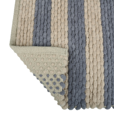 Коврик для ванной 1-ый Fixsen AMBER, FX-8040W, mix синий+бежевый, 50х80см