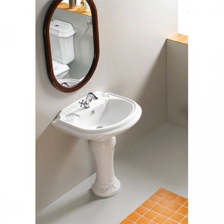 Раковина подвесная 70см Cezares King Palace CZR-395-T белый