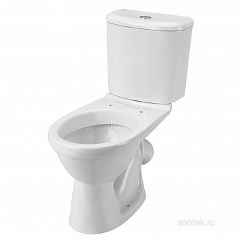 Унитаз-компакт Santek Бореаль с диагональным выпуском, антивсплеск 1WH302146