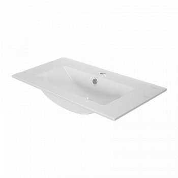 Раковина подвесная 90см Sanita Luxe Quadro QDR90SLWB01 белый