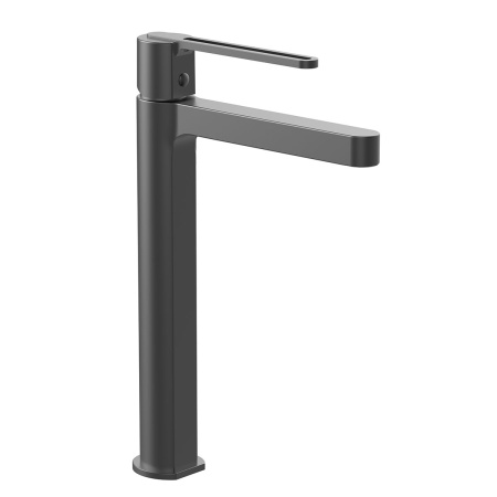 Смеситель для раковины Vincea Rondo VBF-1R2GM вороненая сталь