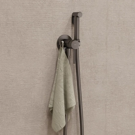 Гигиенический душ со смесителем IDDIS 005GMR0i08 графит матовый