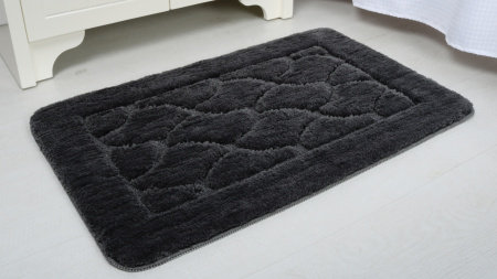 Коврик для ванной Fixsen Link 1-ый,  FX-5002V, графит, 50х80 см.