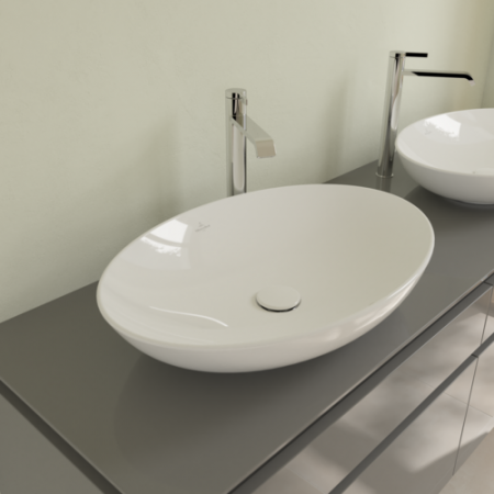 Раковина накладная 62см Villeroy & Boch Loop & Friends 4A480001 белый