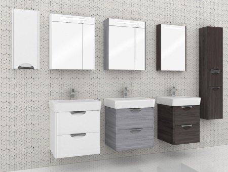 Тумба под раковину Акватон Сильва 50 подвесная 1A211701SIW50 Дуб макиато