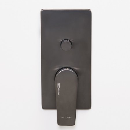 Смеситель для ванны с душем WasserKraft Wiese 8461 графит