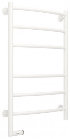Полотенцесушитель электрический Сунержа Галант 2.0 80х50 белый матовый, подключение правое