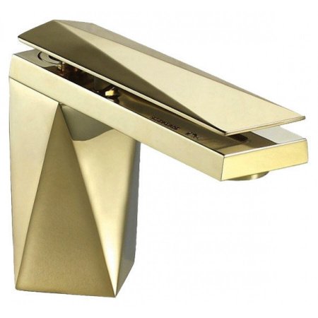 Смеситель для раковины Bravat Diamond F118102G-ENG золото