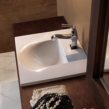 Встраиваемая раковина Kerasan Bentley 55 3942 Белая