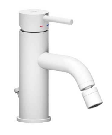 Смеситель для биде Nobili Live LV00119/1WM белый матовый