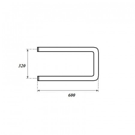 Полотенцесушитель водяной Point PN35336 320x600 П-образный, хром
