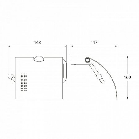 Держатель туалетной бумаги IDDIS Renior L046 хром