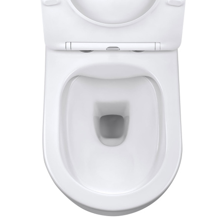 Унитаз подвесной безободковый Vincea Evo VT1-34 белый, с сиденьем микролифт