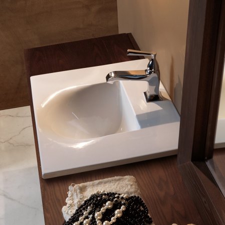 Встраиваемая раковина Kerasan Bentley 55 3942 Белая