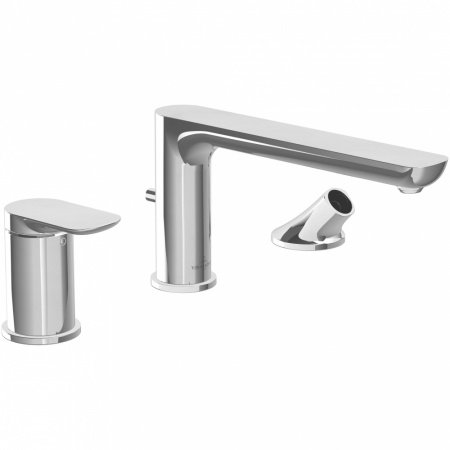 Смеситель для ванны с душем Villeroy & Boch O.Novo TVT10400200061 хром