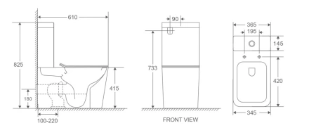 Унитаз напольный D&K Berlin DT1437016 белый, с сиденьем микролифт