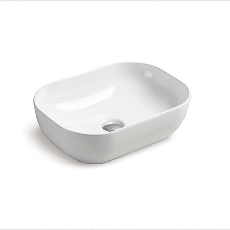 Раковина накладная 45,5см Vincea VBS-102 белый