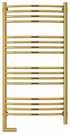 Полотенцесушитель электрический Сунержа Богема 2.0 100х50 золото, прямая, подключение правое