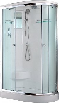 Душевая кабина Timo Lux T-7702 L P 120x85x225 профиль хром глянцевый, стекло прозрачное