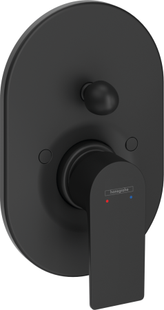 Смеситель для ванны с душем Hansgrohe Rebris E 72459670 черный матовый