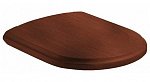 Крышка-сиденье Villeroy & Boch Hommage 9926 6100 орех, петли хром