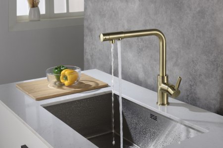 Смеситель для кухни Timo Hette 1026/02F антик