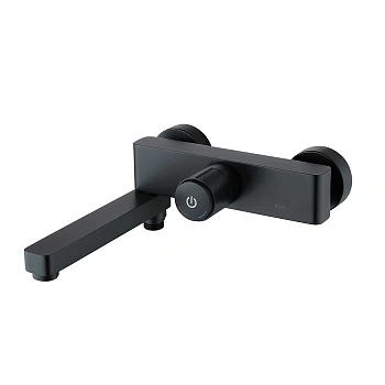 Смеситель для ванны с душем IDDIS Slide SLIBLBTi02WA черный матовый