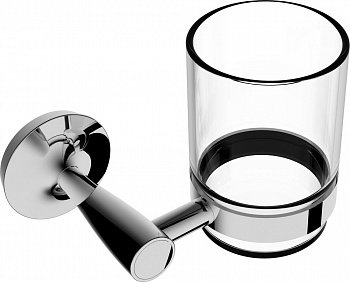 Стакан для зубных щеток Rush Balearic BA39310 Хром