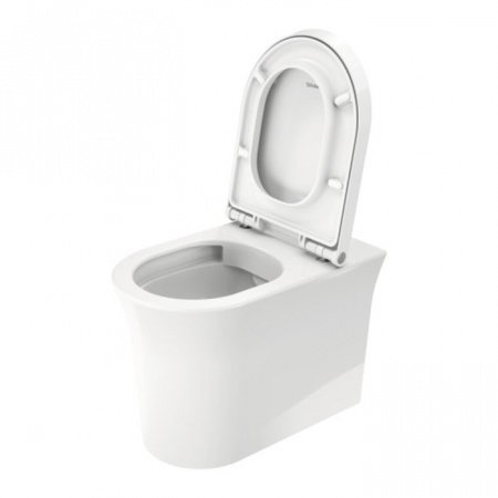 Унитаз приставной безободковый Duravit White Tulip 2001090000 без сиденья