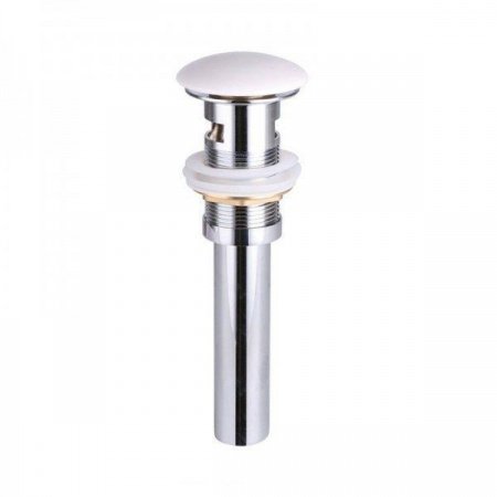 Донный клапан GID WH100-1 с переливом, белый