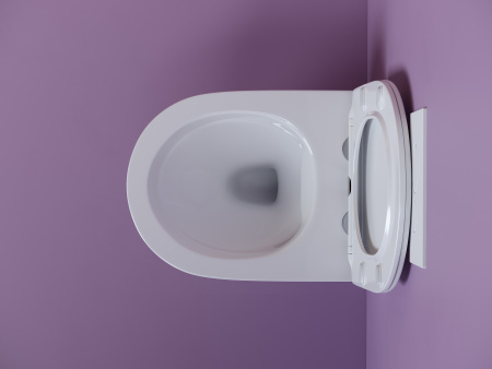 Унитаз подвесной безободковый Ceramica Nova Uno CN11001 белый