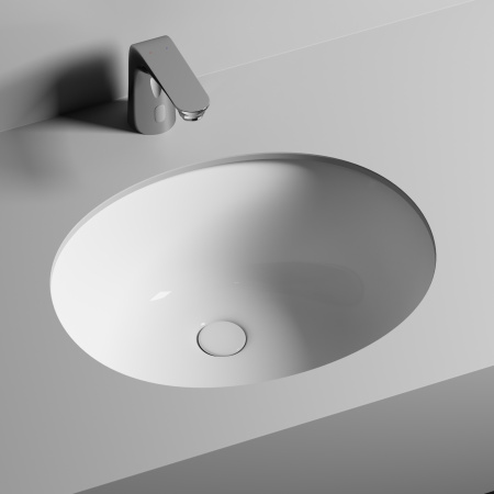 Раковина встраиваемая снизу 51см Ceramica Nova Element CN6042 белый