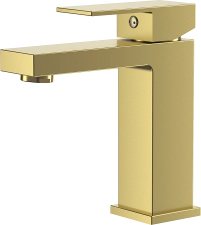 Смеситель для раковины D&K Bayern.Liszt DA1512107, золото матовое