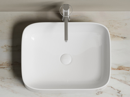 Раковина накладная 50см Ceramica Nova Element CN6052 белый