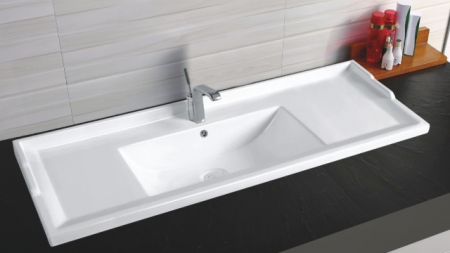Раковина встраиваемая сверху 61см Gid NYJ840-60 белый