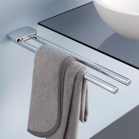 Полотенцедержатель Kludi Ambienta 5397705 двойной Хром