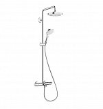 Душевая стойка Hansgrohe Croma Select S 27352400 хром/белый