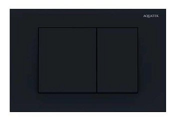 Кнопка смыва для унитазов Aquatek KDI-0000012 черный матовый