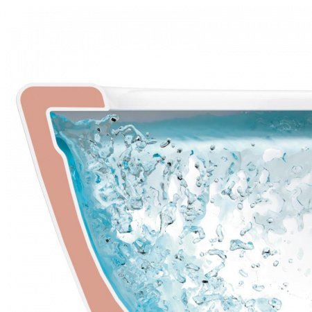 Унитаз подвесной безободковый Villeroy&Boch Architectura Pack 4694HR01 с сиденьем микролифт