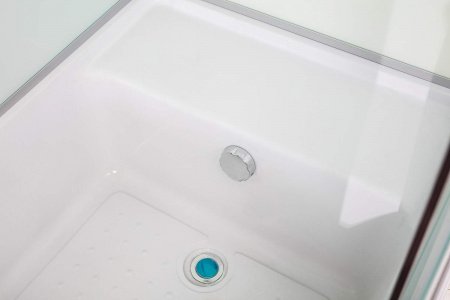 Душевая кабина Esbano ESKB129CKRBR 120x90x210см, профиль хром матовый, стекло рифленое