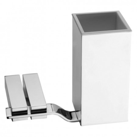 Стакан для зубных щеток Webert Wolo WO500301 Хром глянцевый