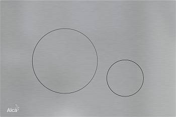 Кнопка смыва AlcaPlast Flat TURN алюминий