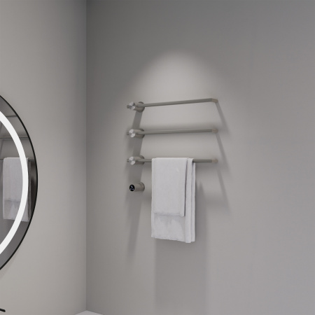 Полотенцесушитель электрический ABBER Charme AH4003BST сталь брашированная