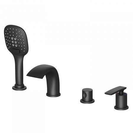Смеситель для ванны с душем Timo Helmi 4020/03Y черный матовый