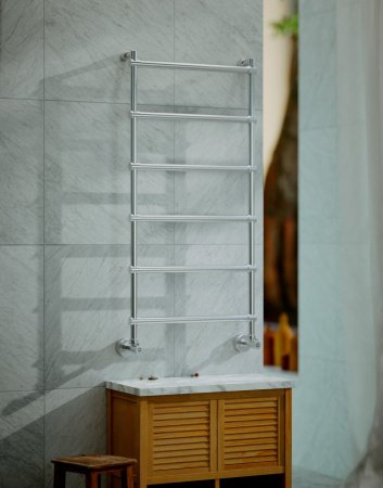 Полотенцесушитель водяной Margaroli Sole 442-6 4424706CRN 1080х535 хром