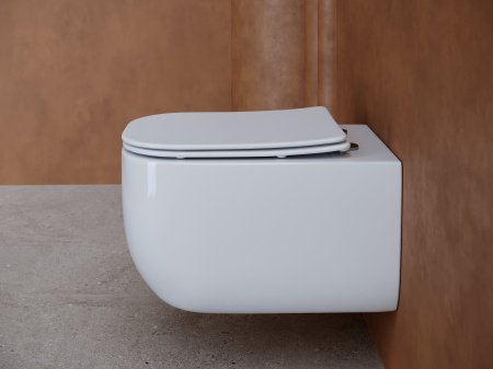 Унитаз подвесной безободковый Ceramica Nova Noel CN3013 белый